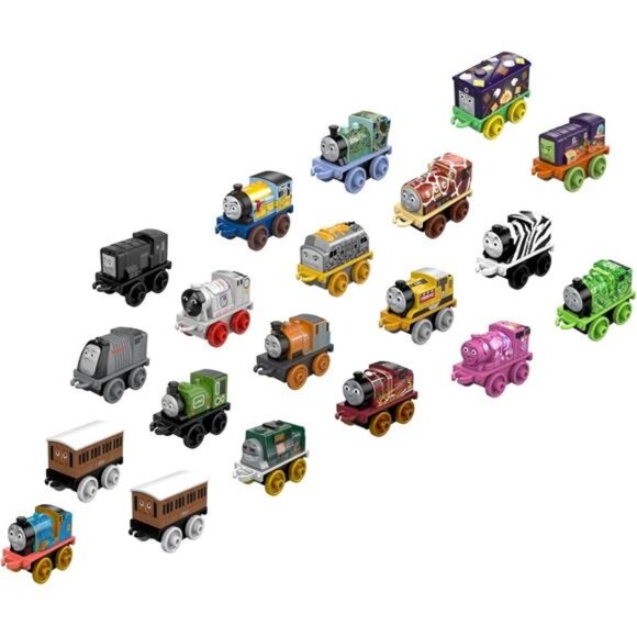 Thomas & Friends Toy Trains MINIS 20 Pack of Miniature Push-Along Engines - Picture 1 of 7